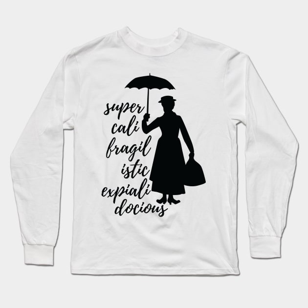 Mary Poppins Long Sleeve T-Shirt by mariansar